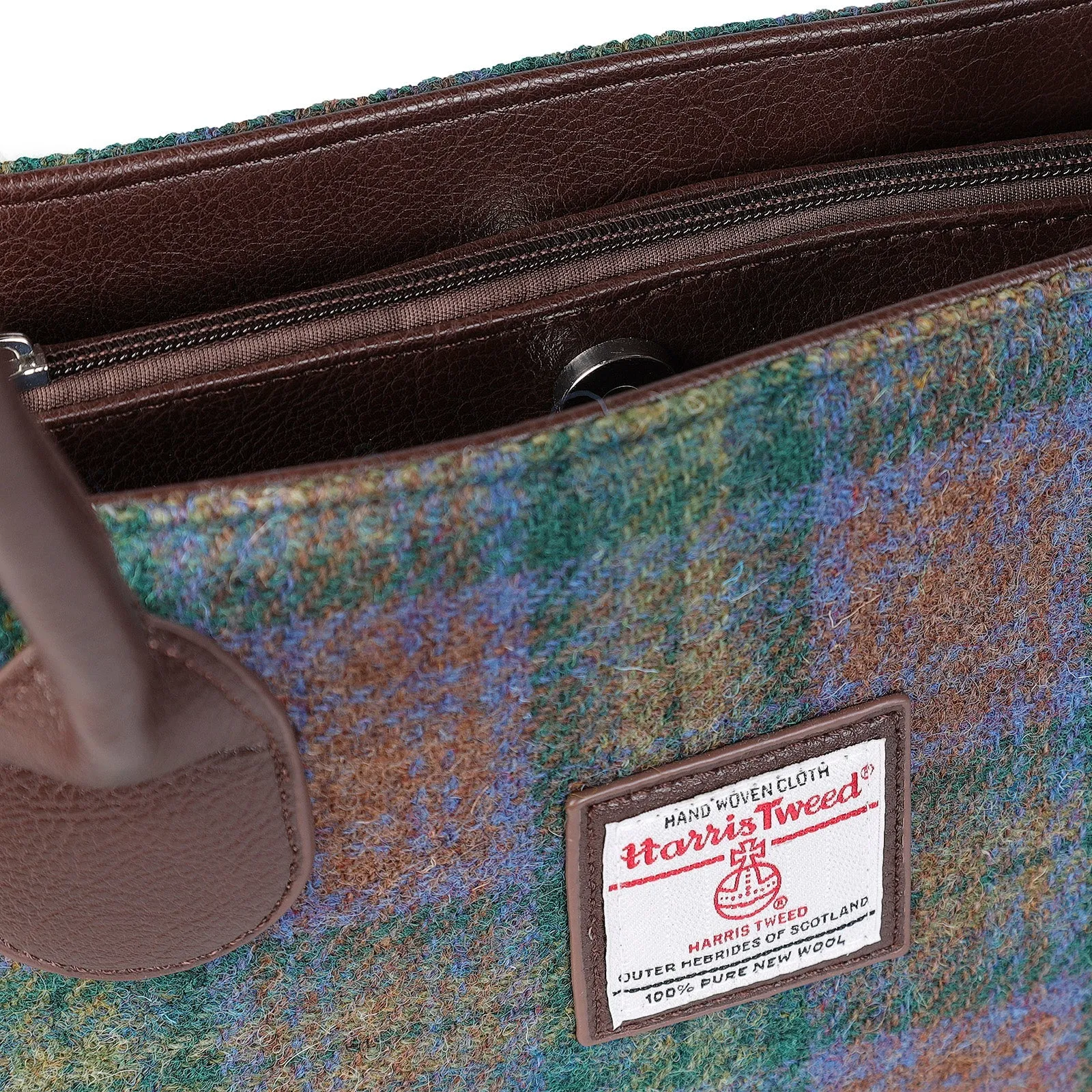 Harris Tweed Ladies Handbag - Classic Skye Tartan