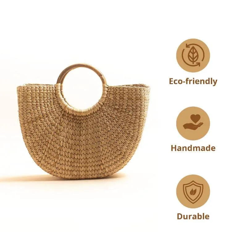 Hemi Nova Natural Fiber Basket Bag