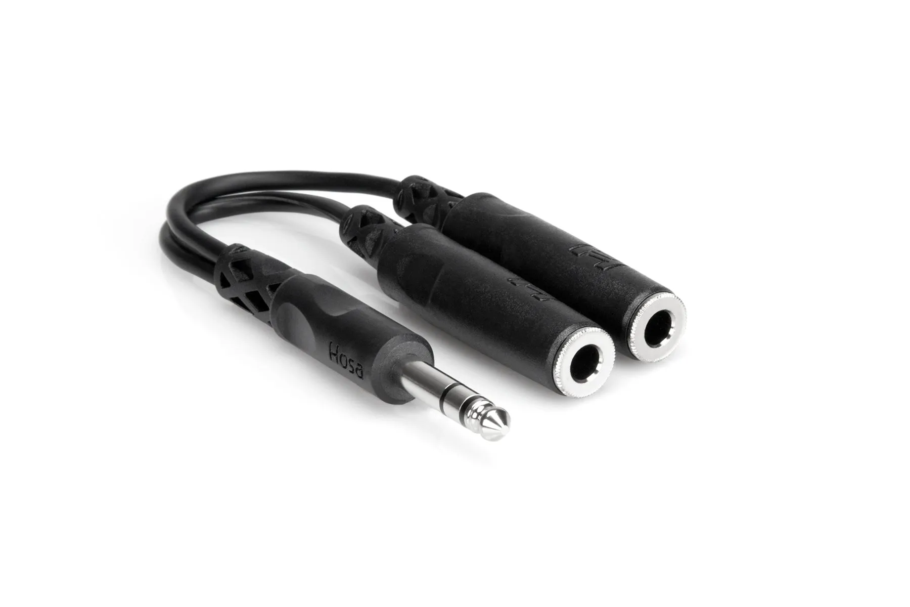 Hosa YPP-118 Y Cable 1/4 in TRS to Dual 1/4 TRSF