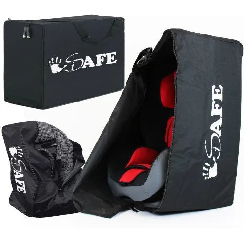 iSafe Universal Carseat Travel / Storage Bag For OBaby Group 1-2-3 High Back Booster Car Seat (Little Cutie)