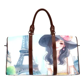 Just a Girl Who Loves Travelling Girl 4 Waterproof Travel Bag/Small (Model 1639)