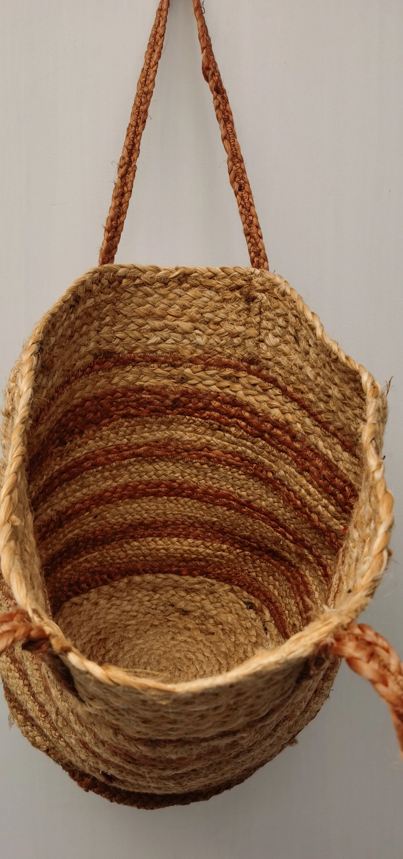 Jute Brown hand bag