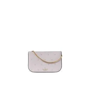 Kate Spade Madison Studded Pearls Pochette Shoulder Bag In Lilac Moon KF399