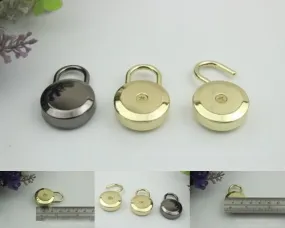 Keyless Switch Padlock Bag Hardware Gold Gunmetal 1/10 pcs Handmade Purse Handbag Making Metal Bulk Wholesale Accessories Supplies