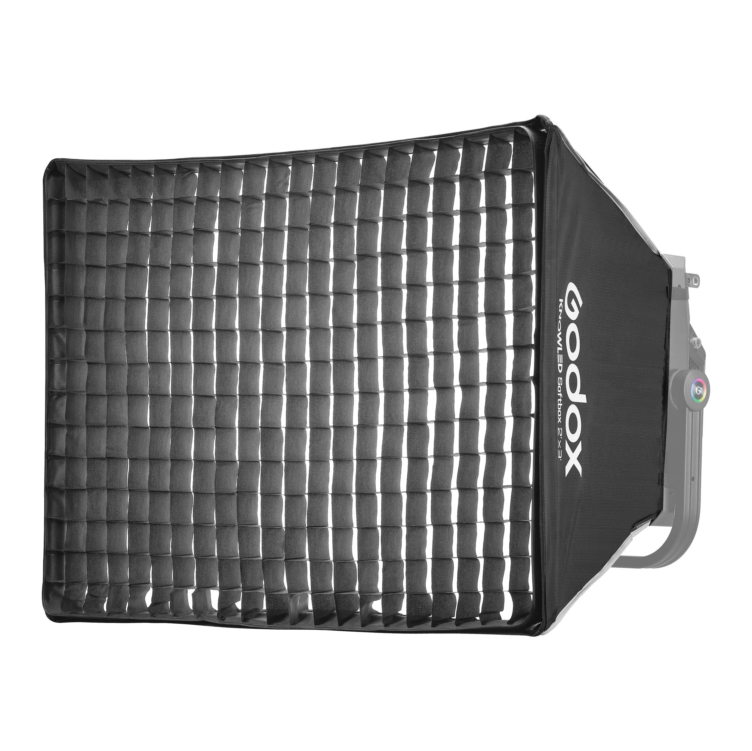 KNOWLED P600R K1 350W 2'X1' RGBWW PIXEL LED Light Panel Kit With Softbox And Carry Bag