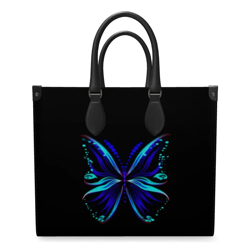 Large "Flutter" Smooth Nappa Leather Shopper Bag