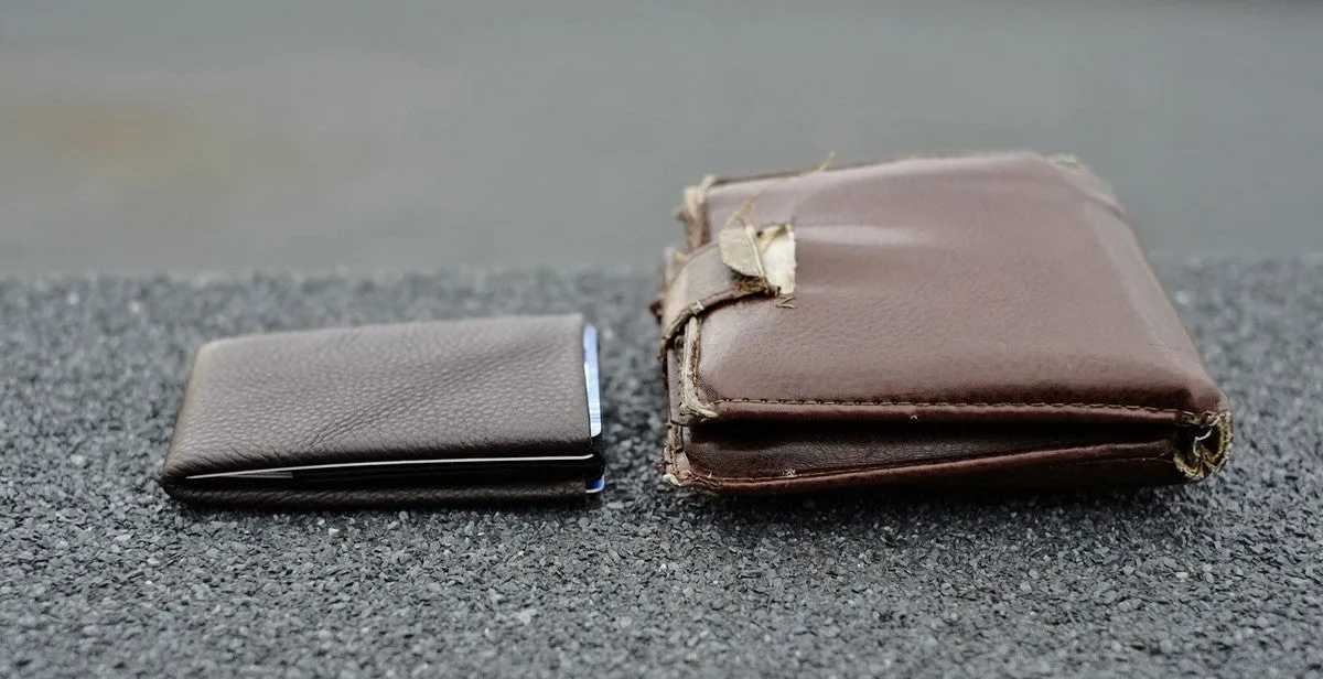 Nero Wallet 03 Design Series - Streamline Your Everyday Carry with Our Leather Minimalist Wallets - RFID blocking 3 2