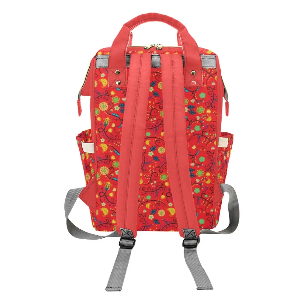 Nipin Blossom Fire Multi-Function Diaper Backpack/Diaper Bag