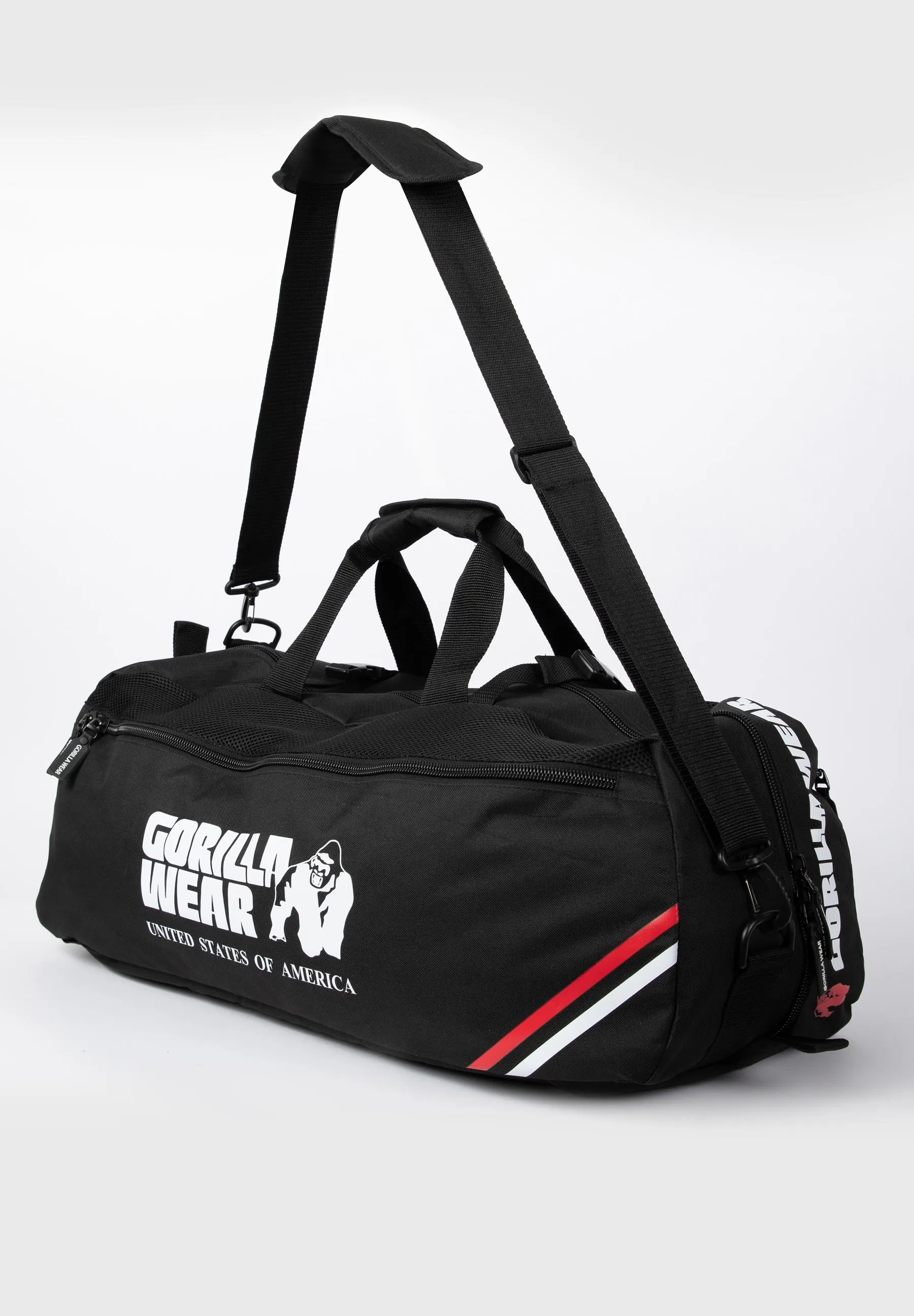 Norris Hybrid Gym Bag/Backpack - Black