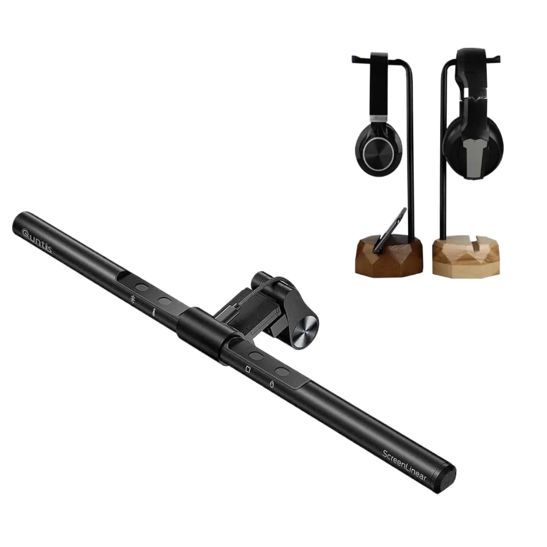 Office Screenlinear ＆ Headphone Stand Bundle