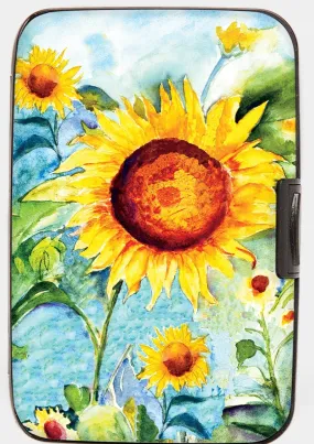 Painted Sunflower Armored Wallet