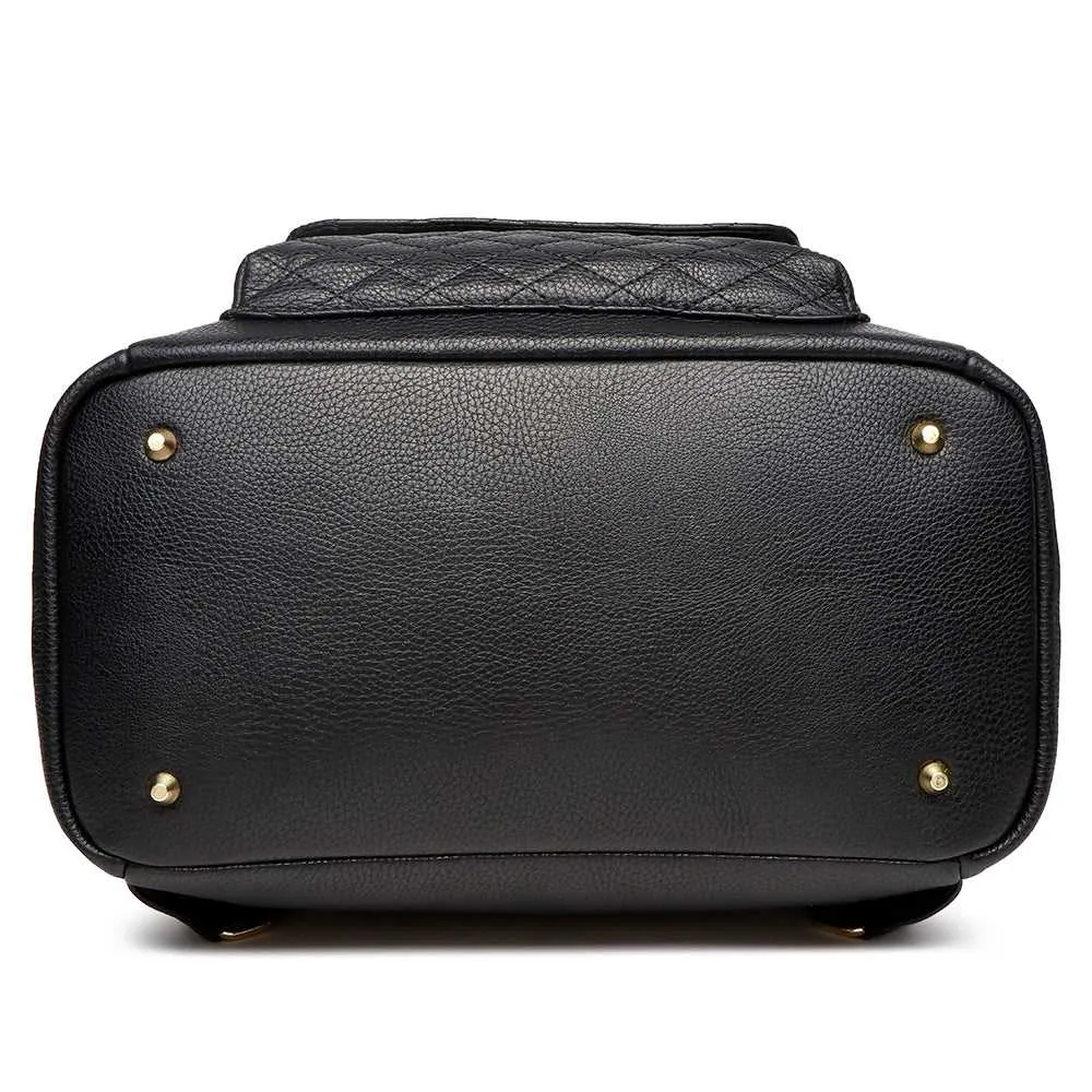 Petit Monaco Diaper Bag | Ebony Black