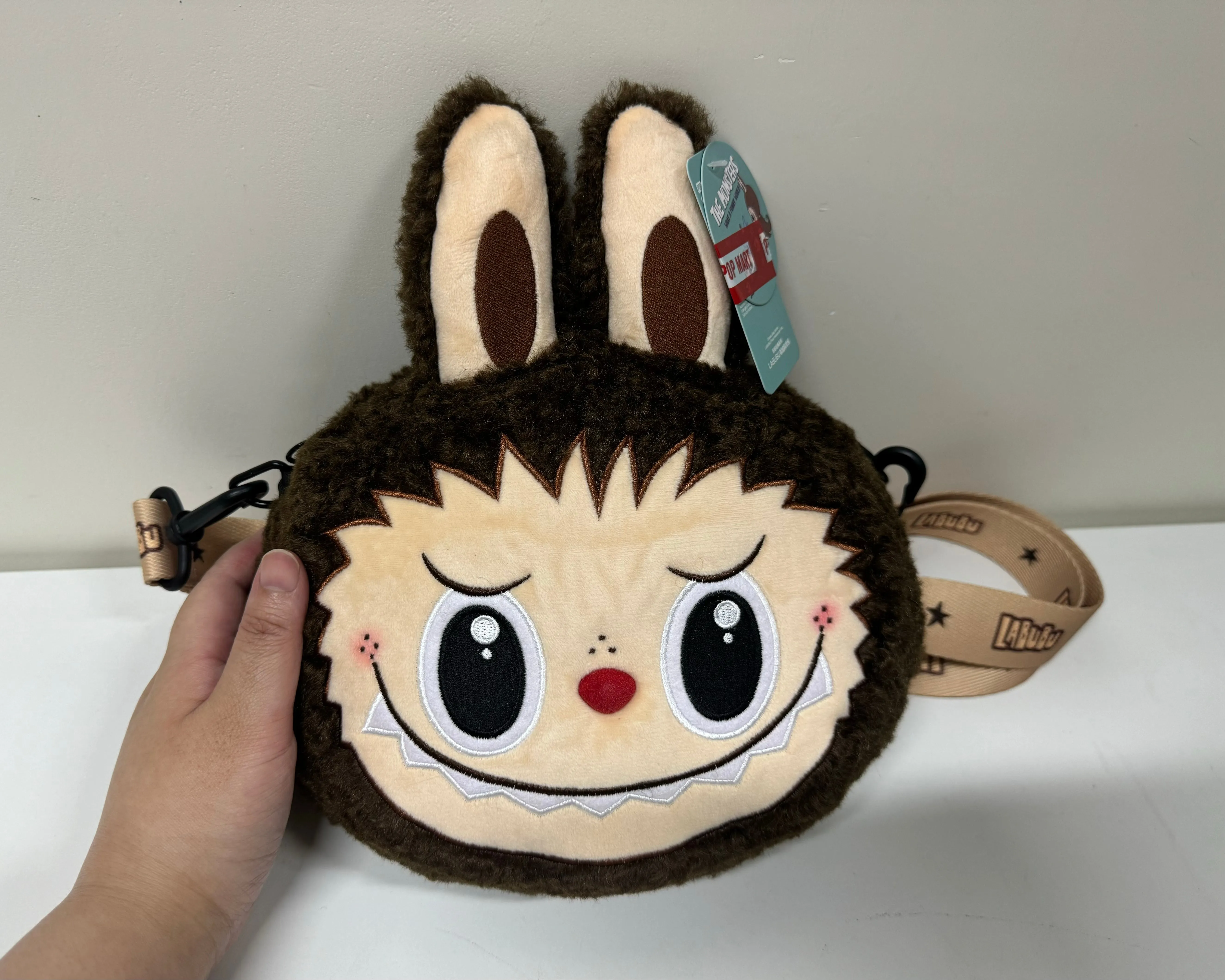 Popmart Popland Limited Edition | Zimomo Big Head Plush Bag - Kasing Lung Labubu Kawaii items