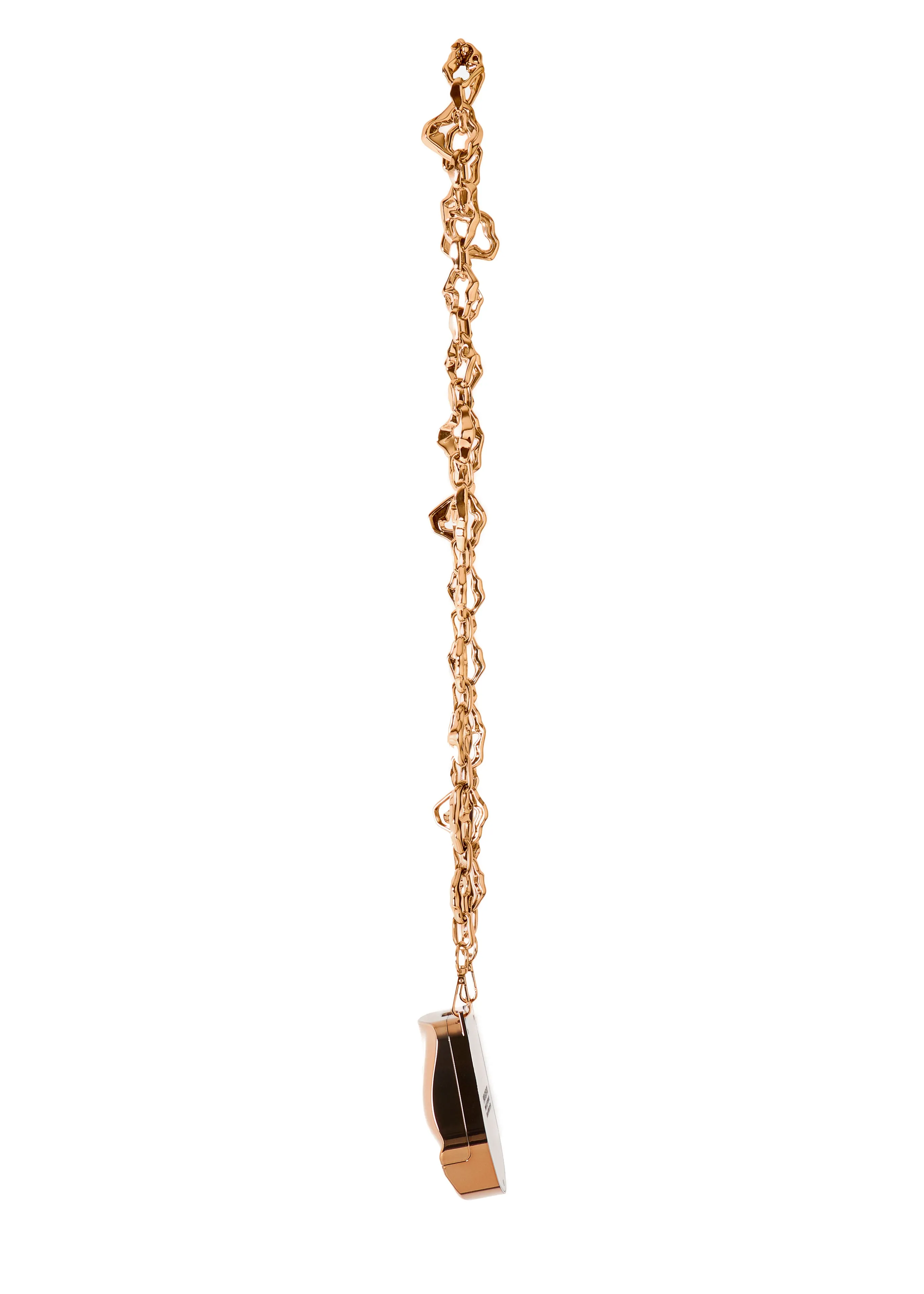 Published By Coin Purse Wavy Chain in Rose Bronze