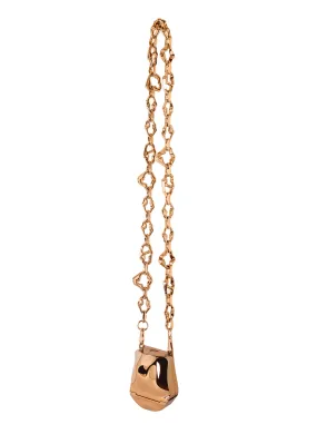 Published By Coin Purse Wavy Chain in Rose Bronze