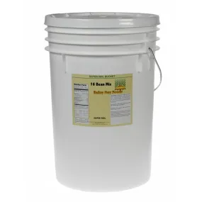 Rainy Day Foods Gluten-Free 16 Bean Mix - 5 Gallon 35 lbs Super Pail - 172 Servings