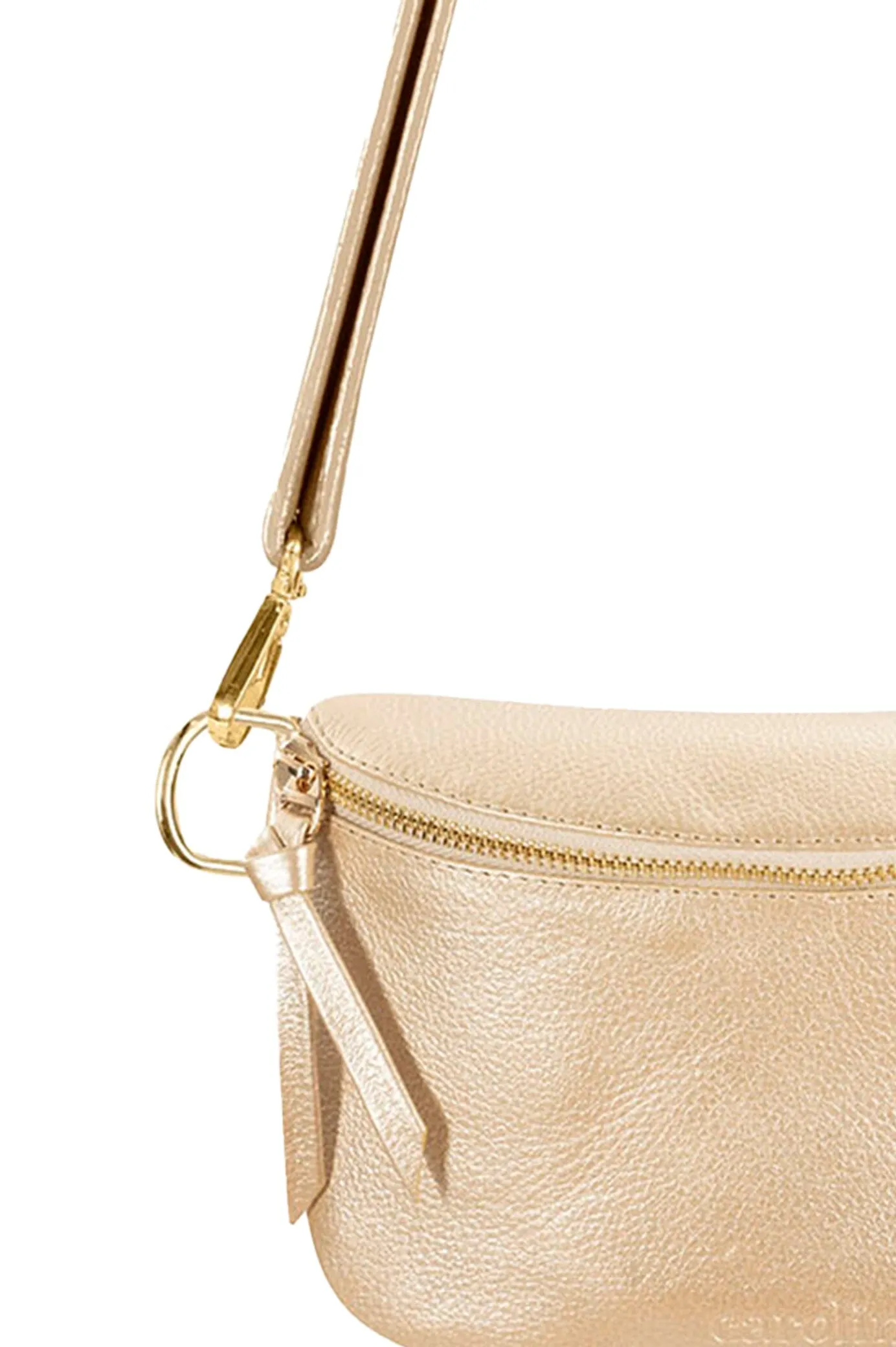 Ramona Small Leather Handbag Gold