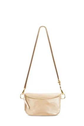 Ramona Small Leather Handbag Gold