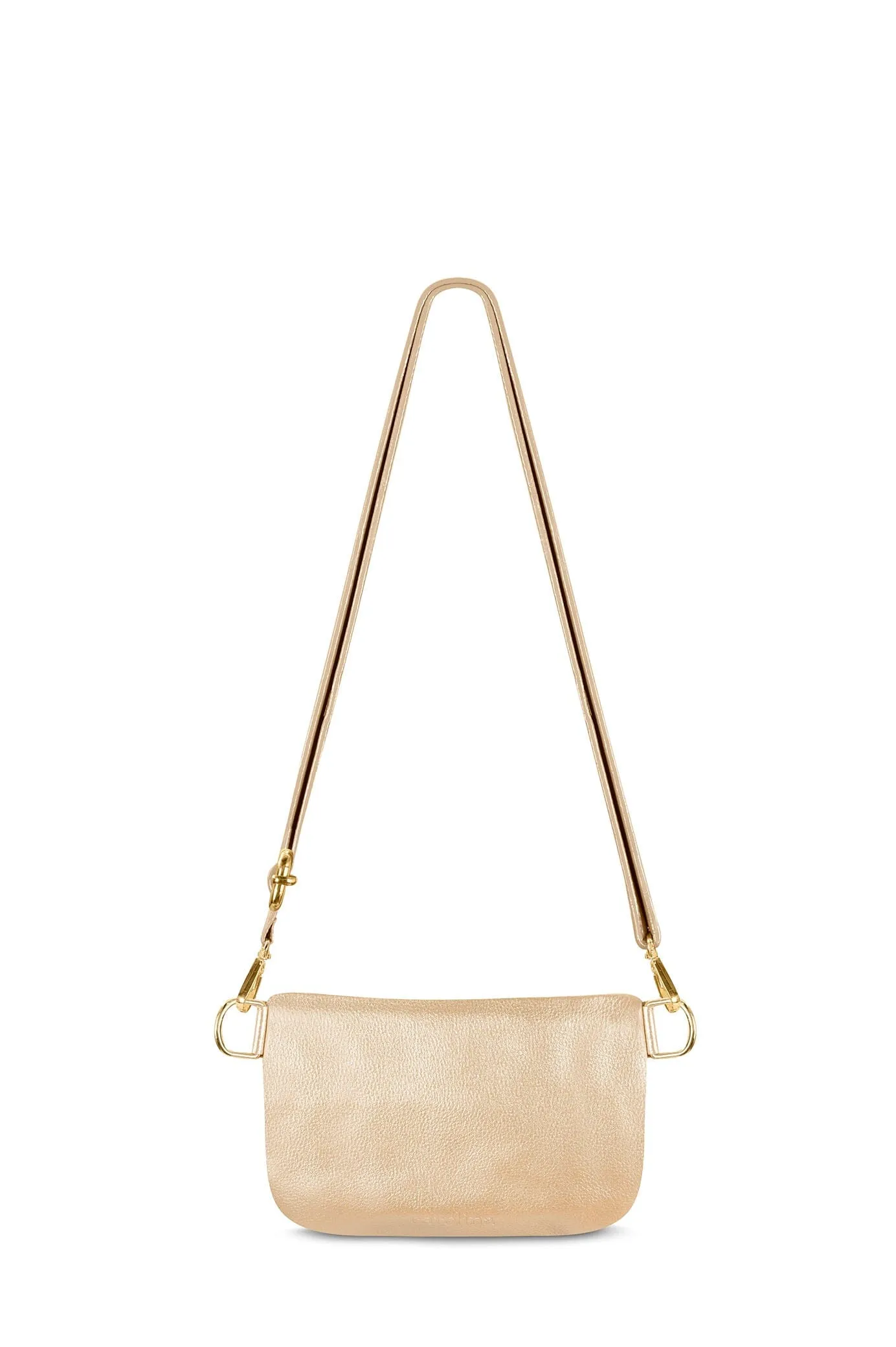 Ramona Small Leather Handbag Gold