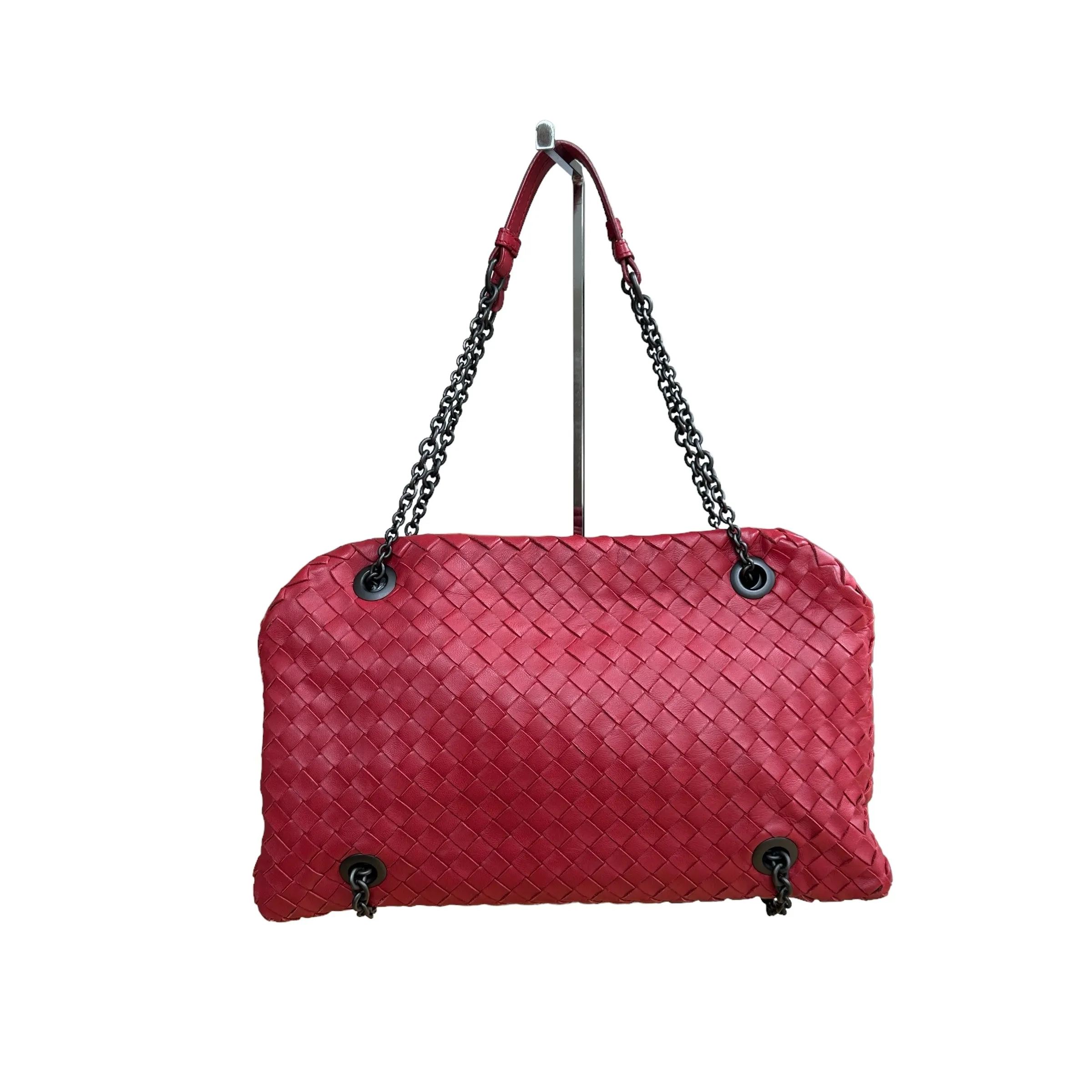 Red Intrecciato Bag