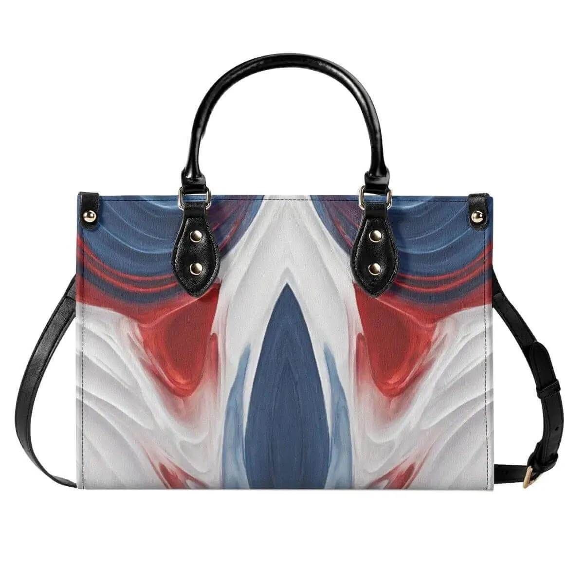 Red White Blue Swirls Bag