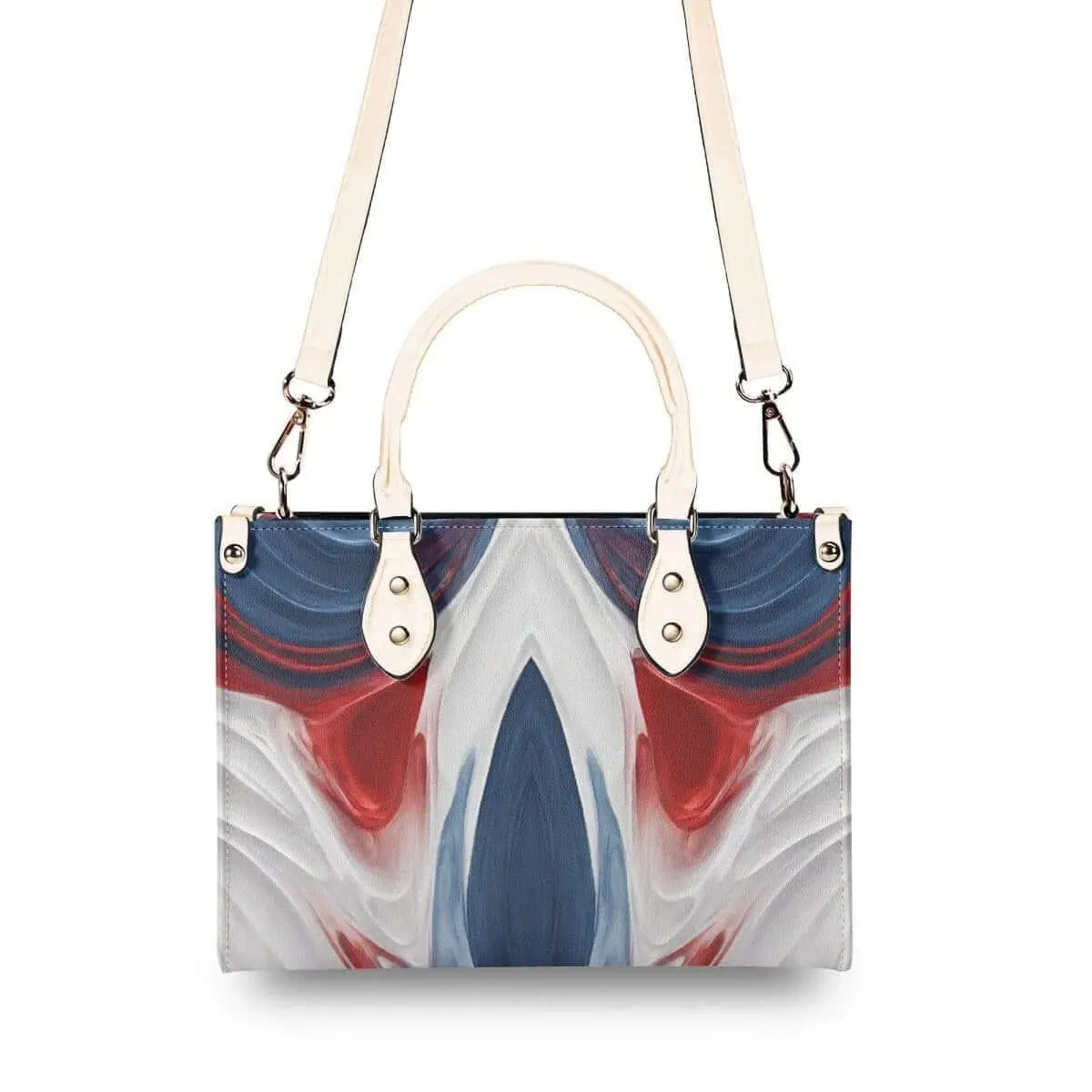 Red White Blue Swirls Bag