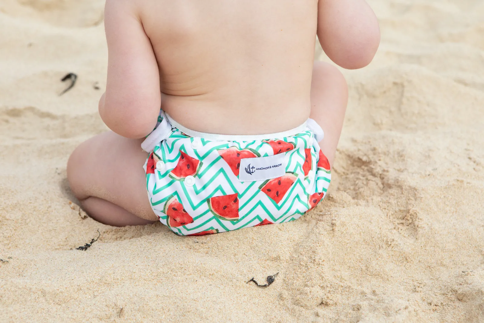 Reusable Swim Nappy & Hat Set - Watermelon