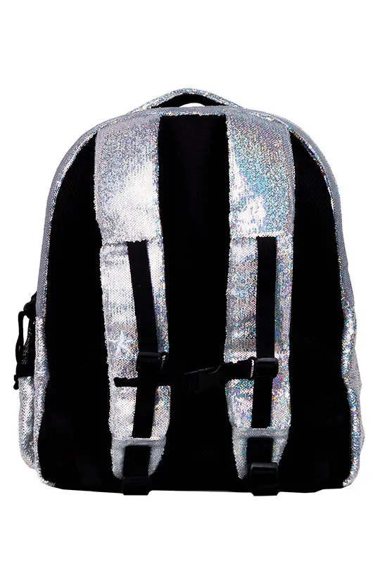 Sequin in Disco Rebel Dream Bag with White Zipper