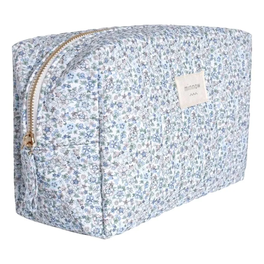 Slate Floral Travel Pouch