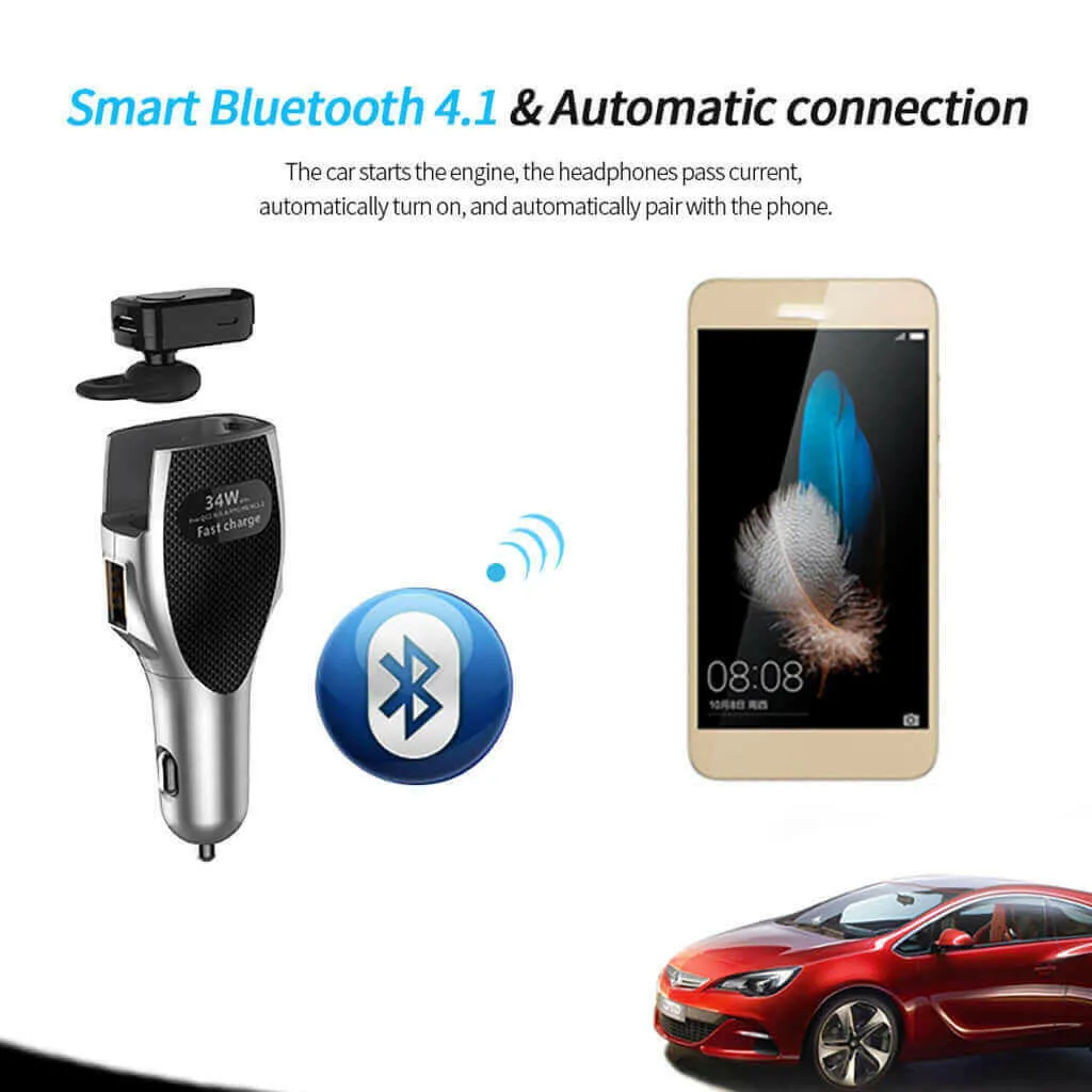 sport headphone voice dialing Car Wireless