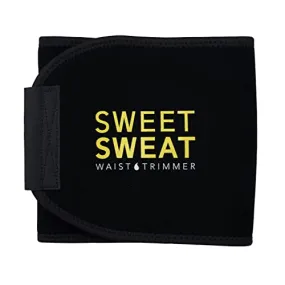 Sports Research Sweet Sweat Waist Trimmer, Yellow, X-Large