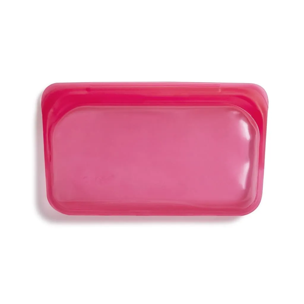 Stasher Reusable Silicone Snack Bag (Small) - Raspberry