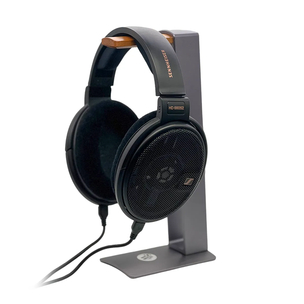 Strauss & Wagner SW-HS01 Premium Wood and Aluminum Headphone Stand