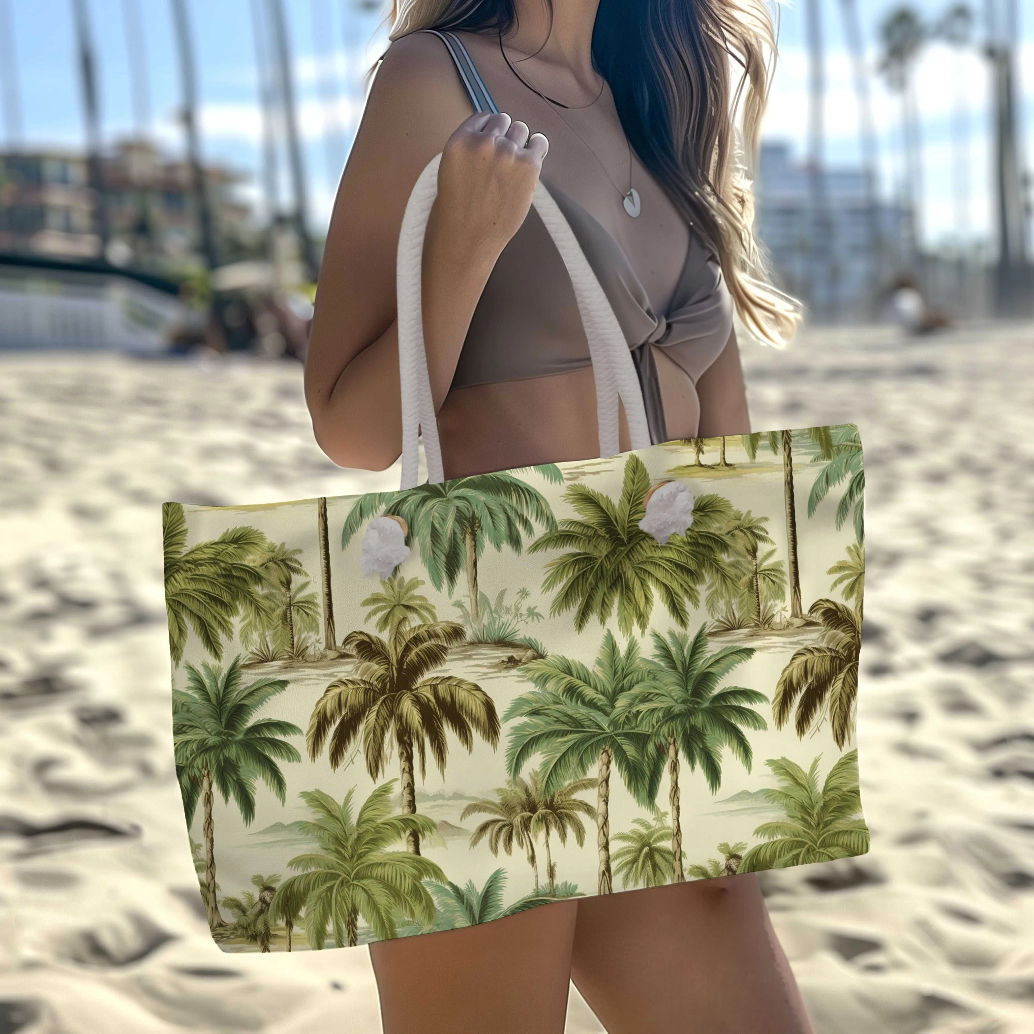 Stylish Large Beach Tote Bag