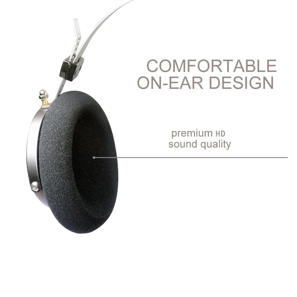 TEEK - Semi-Open-Back HIfi Olive Wooden Headphones With 5N