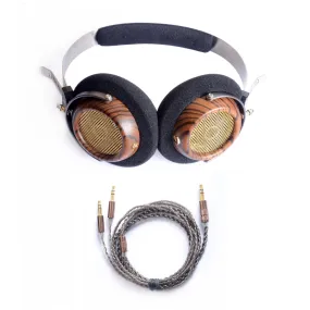 TEEK - Semi-Open-Back HIfi Olive Wooden Headphones With 5N