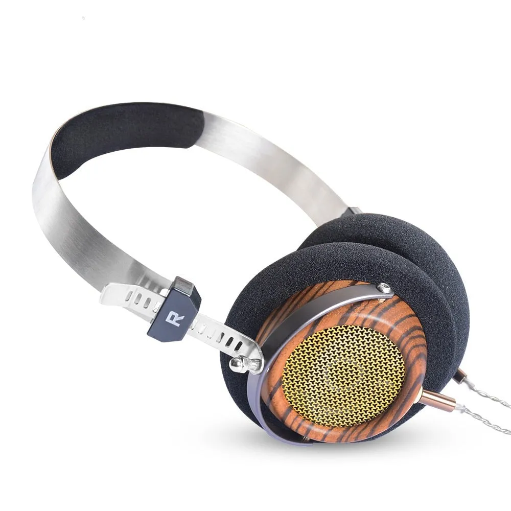 TEEK - Semi-Open-Back HIfi Olive Wooden Headphones With 5N