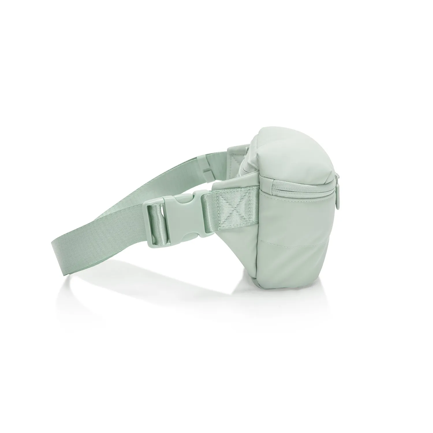 The Puffer Waist Bag - Sage Green