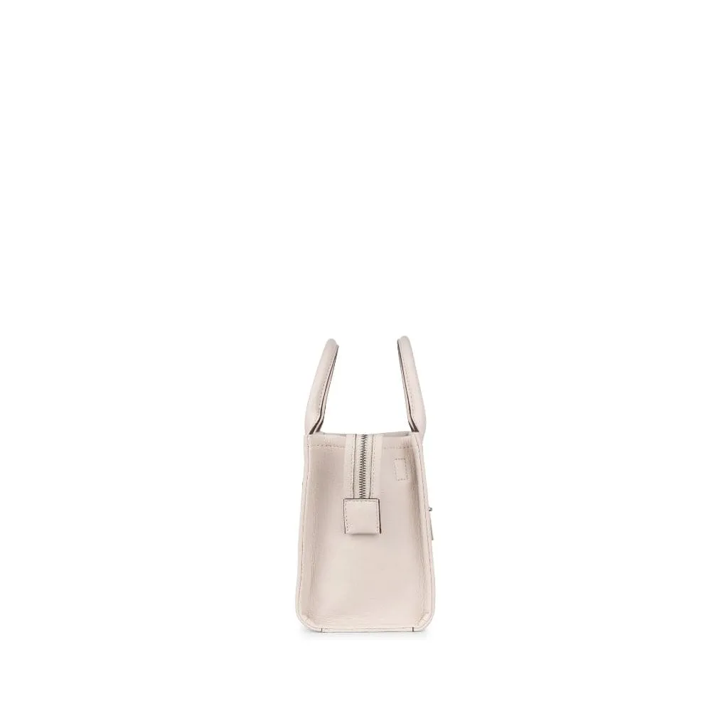 The Tania - Mini Salt Vegan Leather Tote Bag