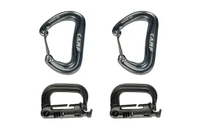 Tire Bag Stacking Kit - 2 Carabiners, 2 Grimlocs