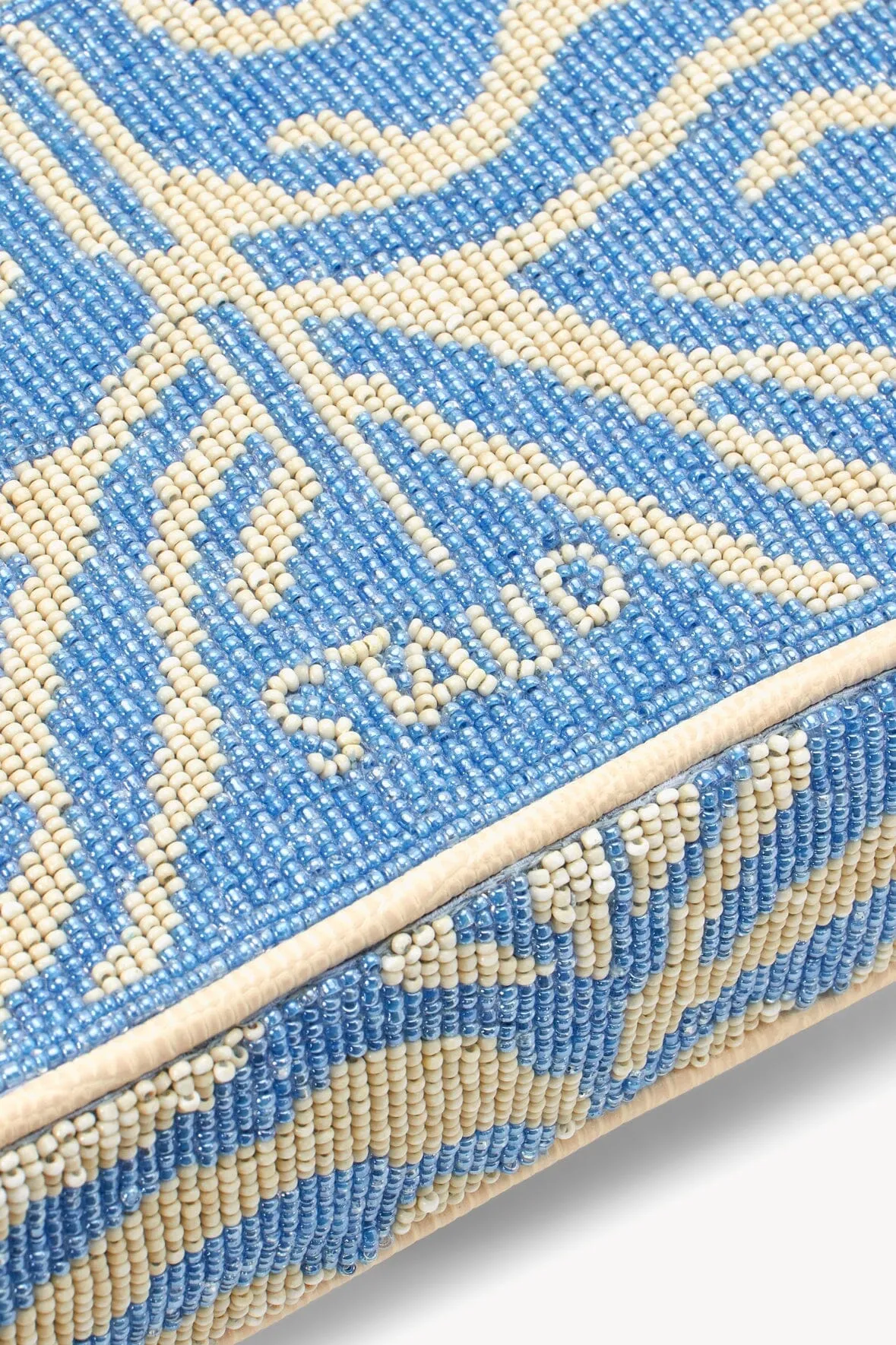 TOMMY BEADED BAG | LIGHT BLUE CREAM