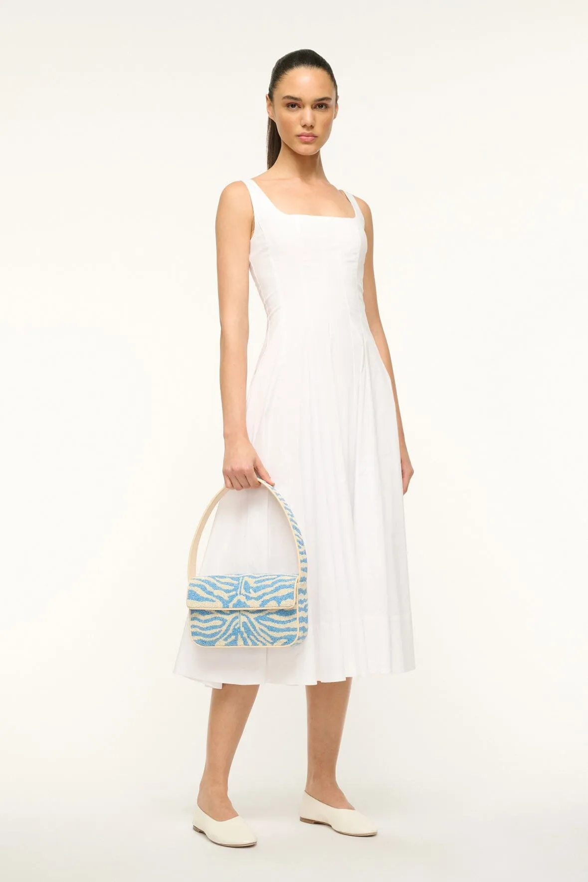 TOMMY BEADED BAG | LIGHT BLUE CREAM