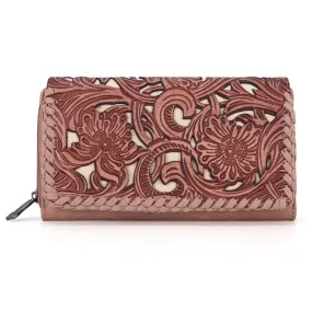 Trinity Ranch Floral Tooled Collection Wallet