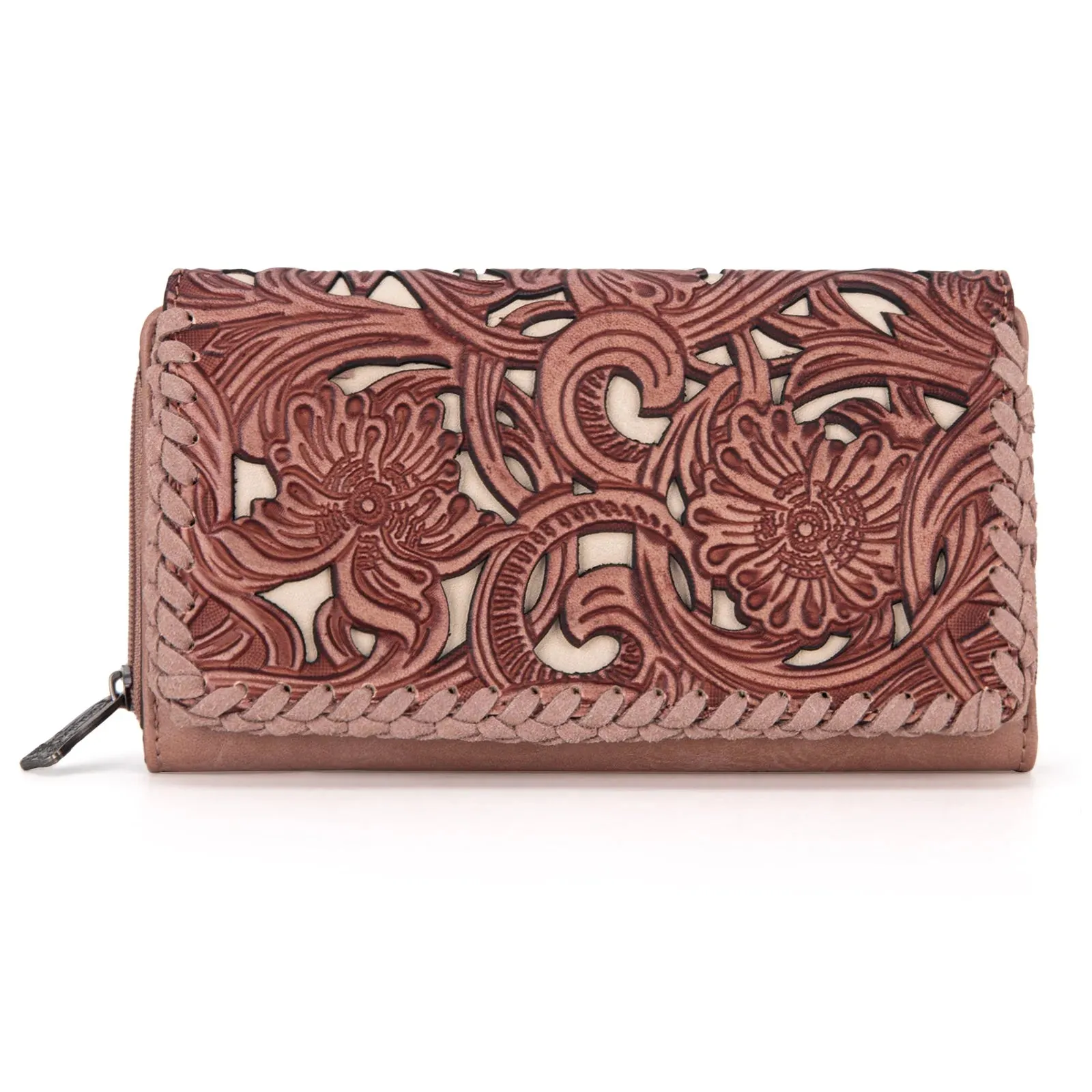 Trinity Ranch Floral Tooled Collection Wallet