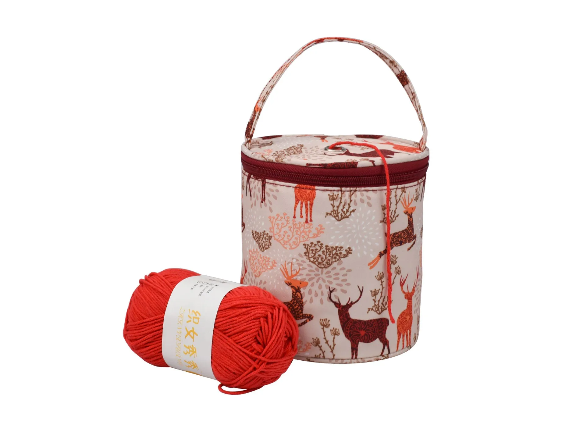 Universal Crafts Yarn Storage Bag #2 - Autumn Woodland*