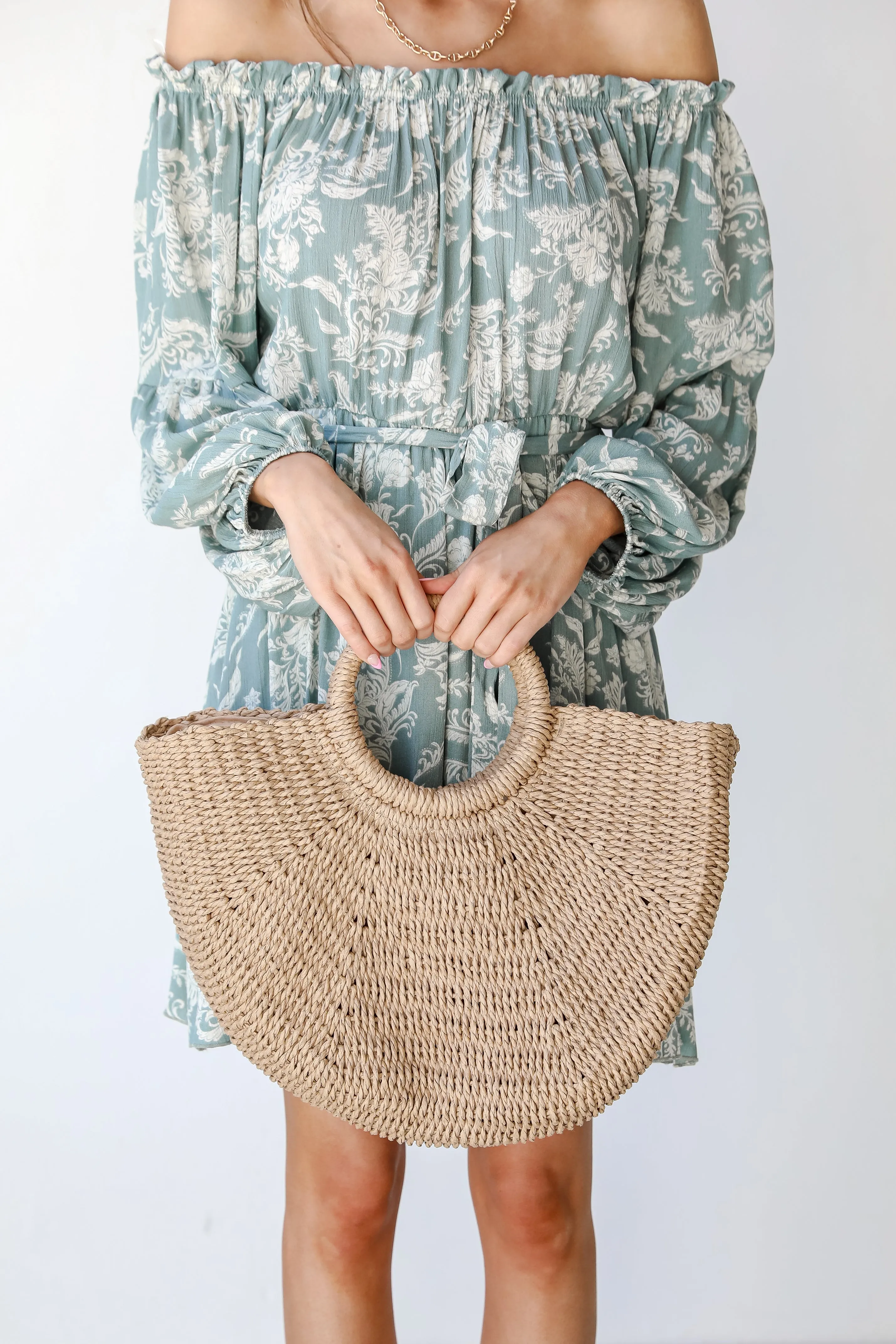 Vacay Bound Straw Handbag