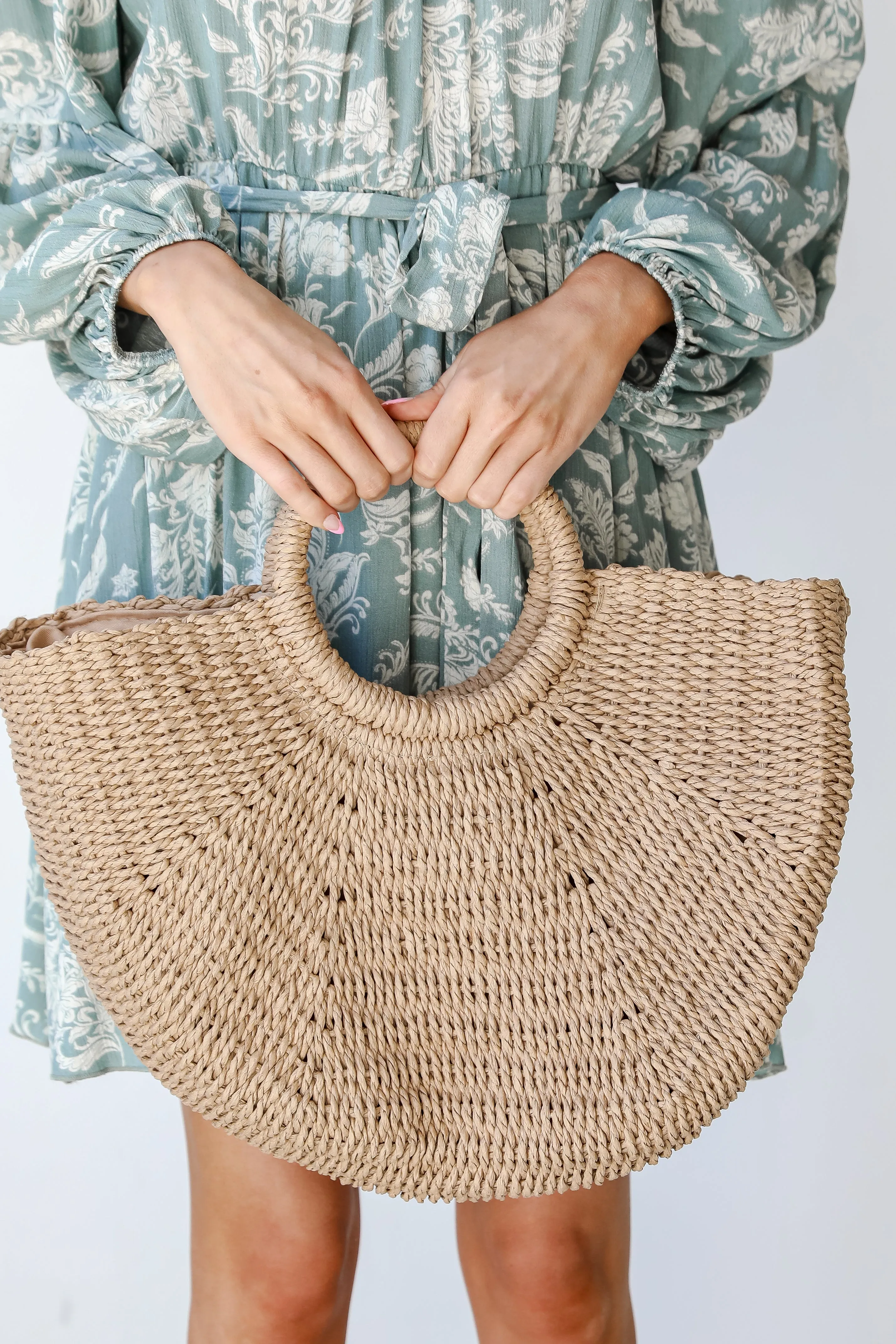 Vacay Bound Straw Handbag