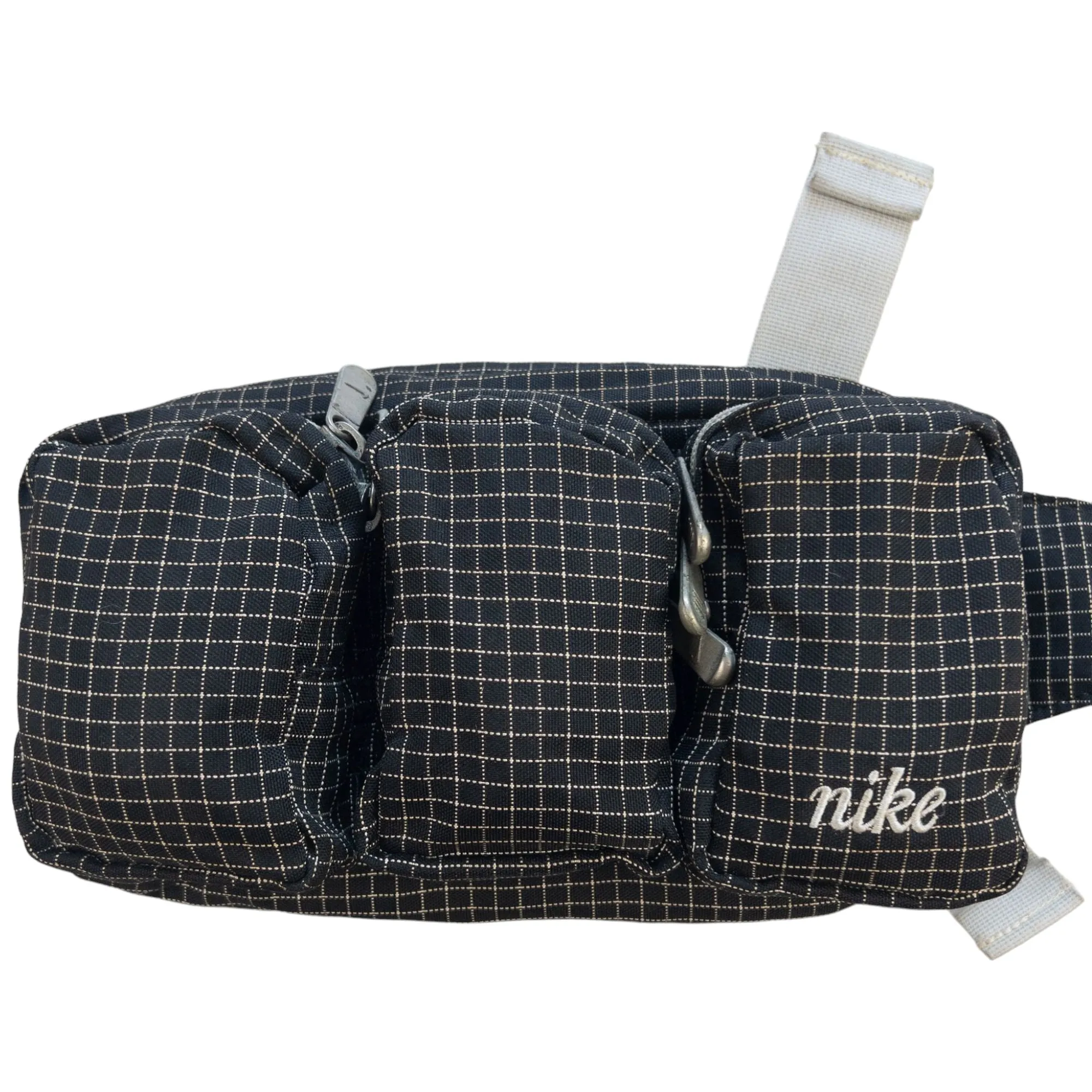 Vintage Nike Multi Pocket Grid Bum Bag