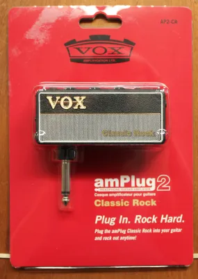 Vox amPlug 2 Classic Rock Guitar Headphone Amp