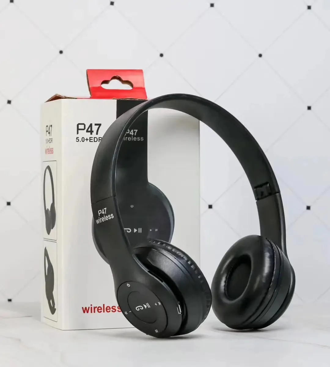 Wireless Headset Foldable Stereo Bass Bluetooth Headphones